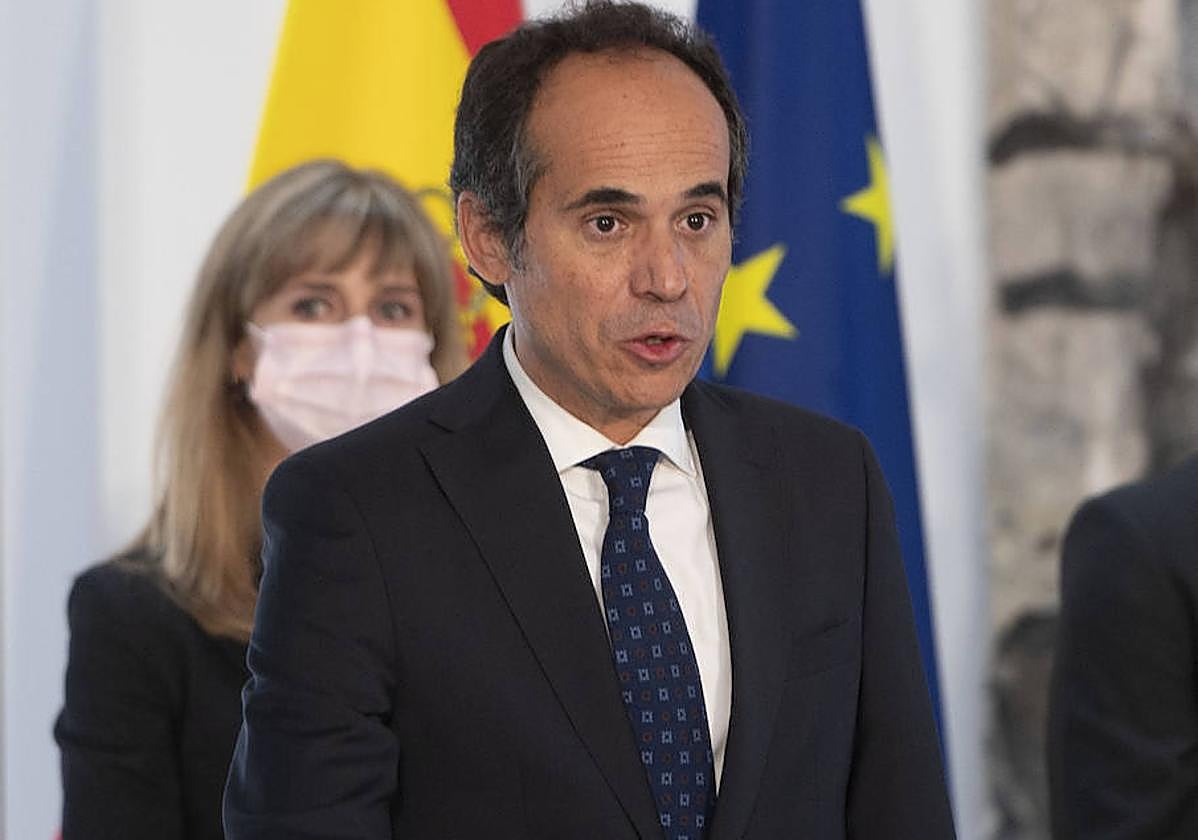 Francesc Vallés, en su toma de posesión como secretario de Estado de Comunicación en 2021.