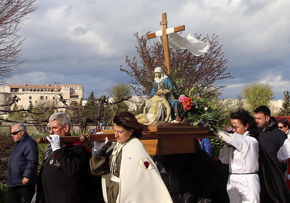 Procesión de Nuestra Señora de la Compasión, este sábado en Cuéllar.