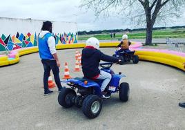 Una actividad de Iscarocio con quads para los más pequeños.