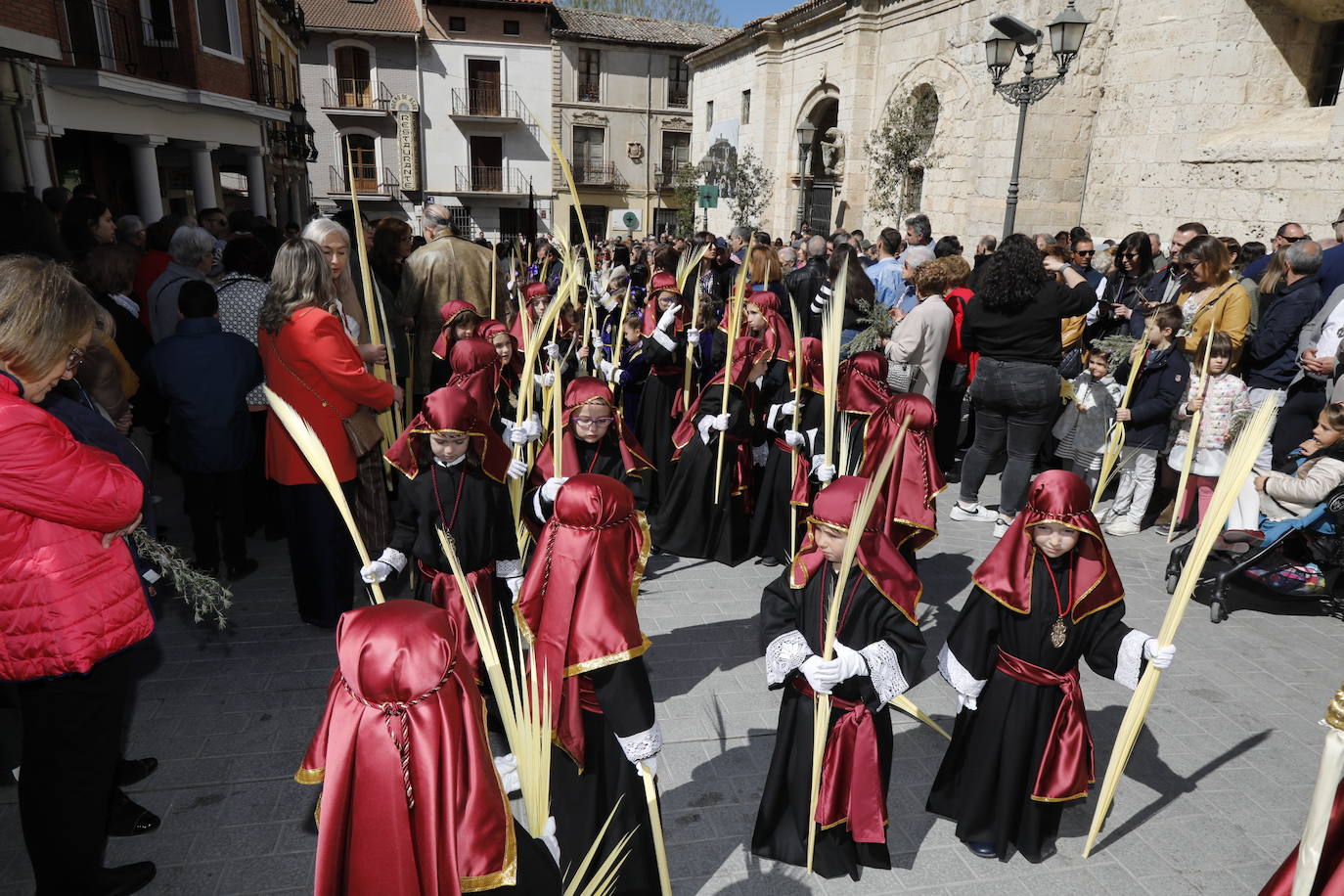 Peñafiel celebra su tradicional procesión de la Borriquilla