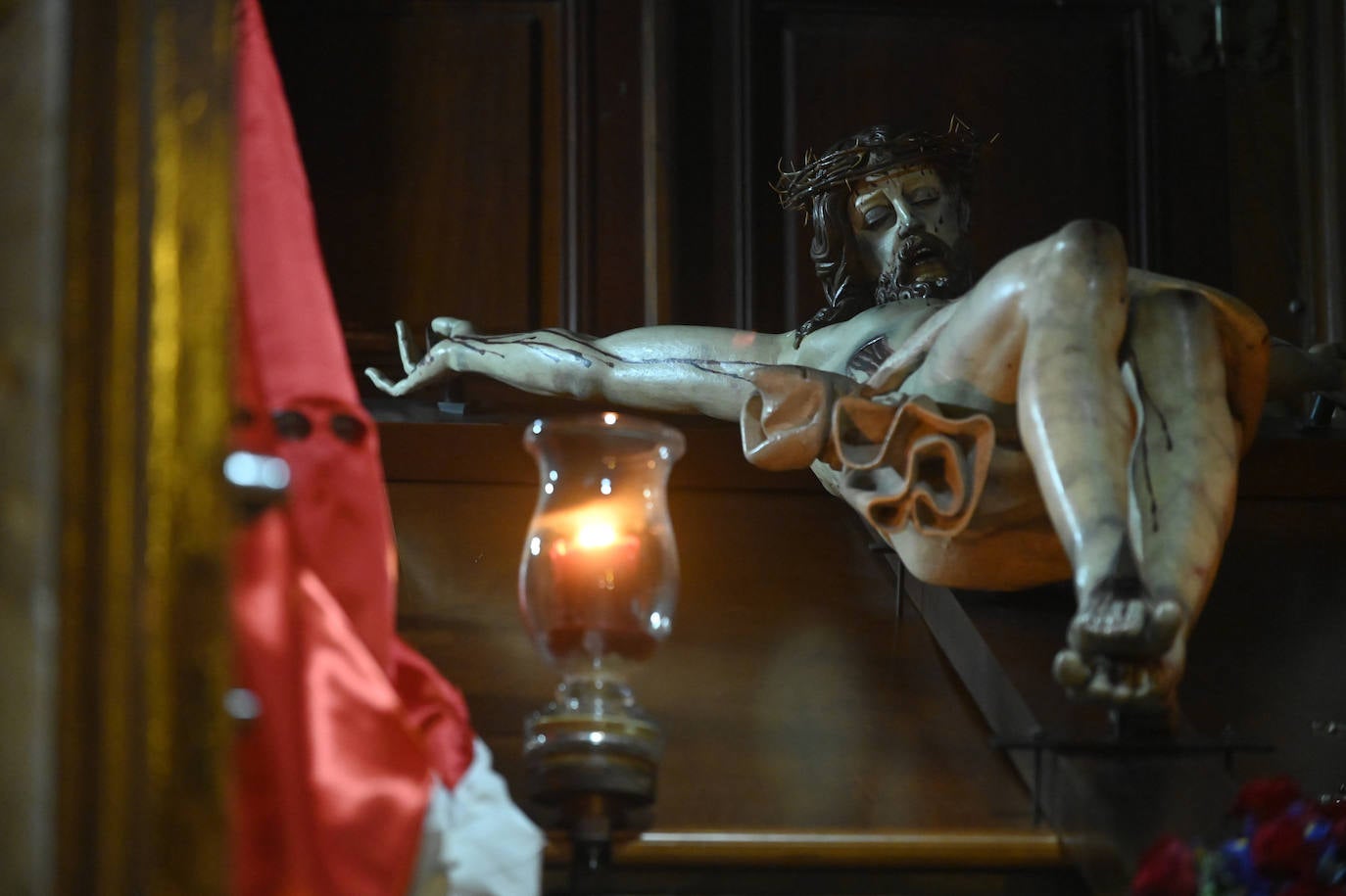 Traslado del Cristo de los Trabajos en Valladolid