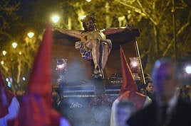 Traslado del Cristo de los Trabajos en Valladolid