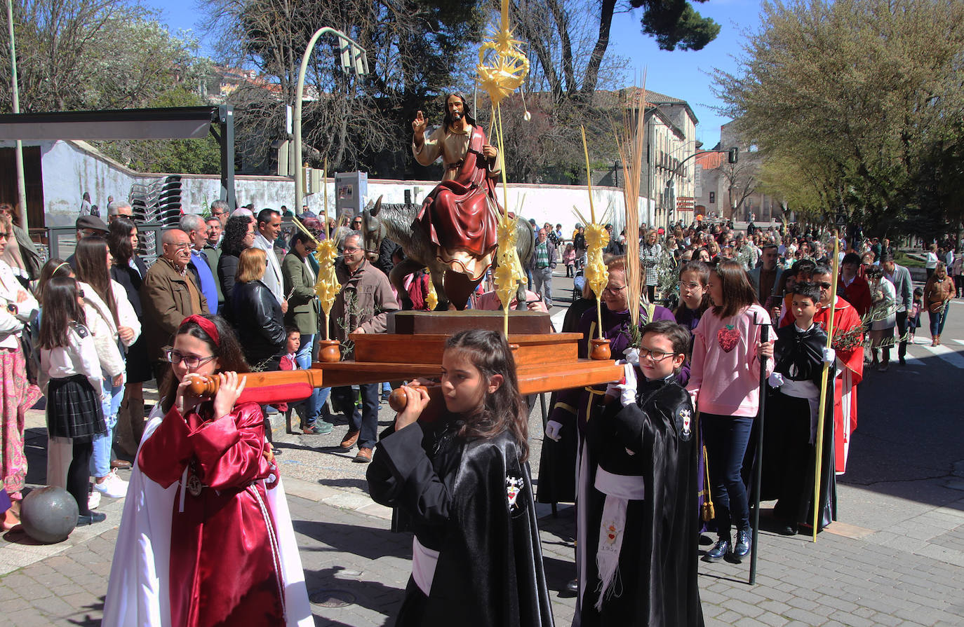 Procesión del Domingo de Ramos en la villa