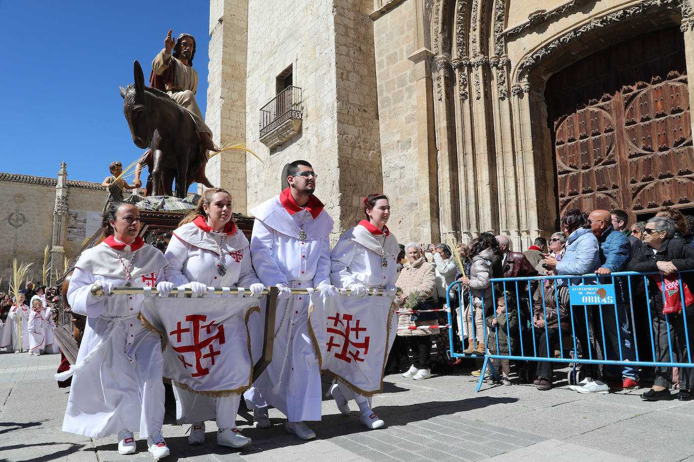 Procesión de la &#039;borriquilla&#039; en Palencia