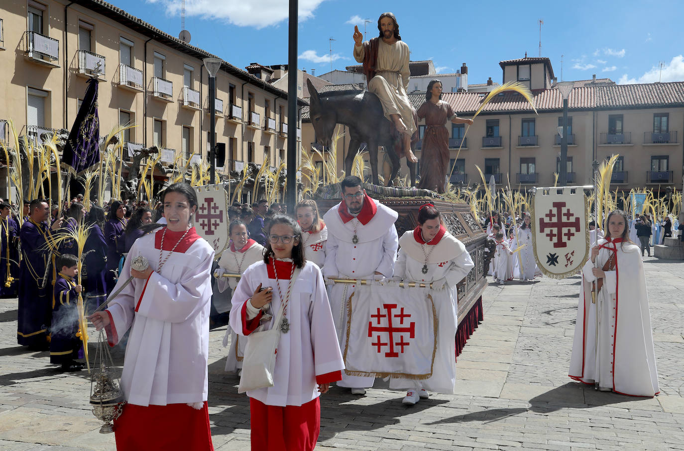 Procesión de la &#039;borriquilla&#039; en Palencia