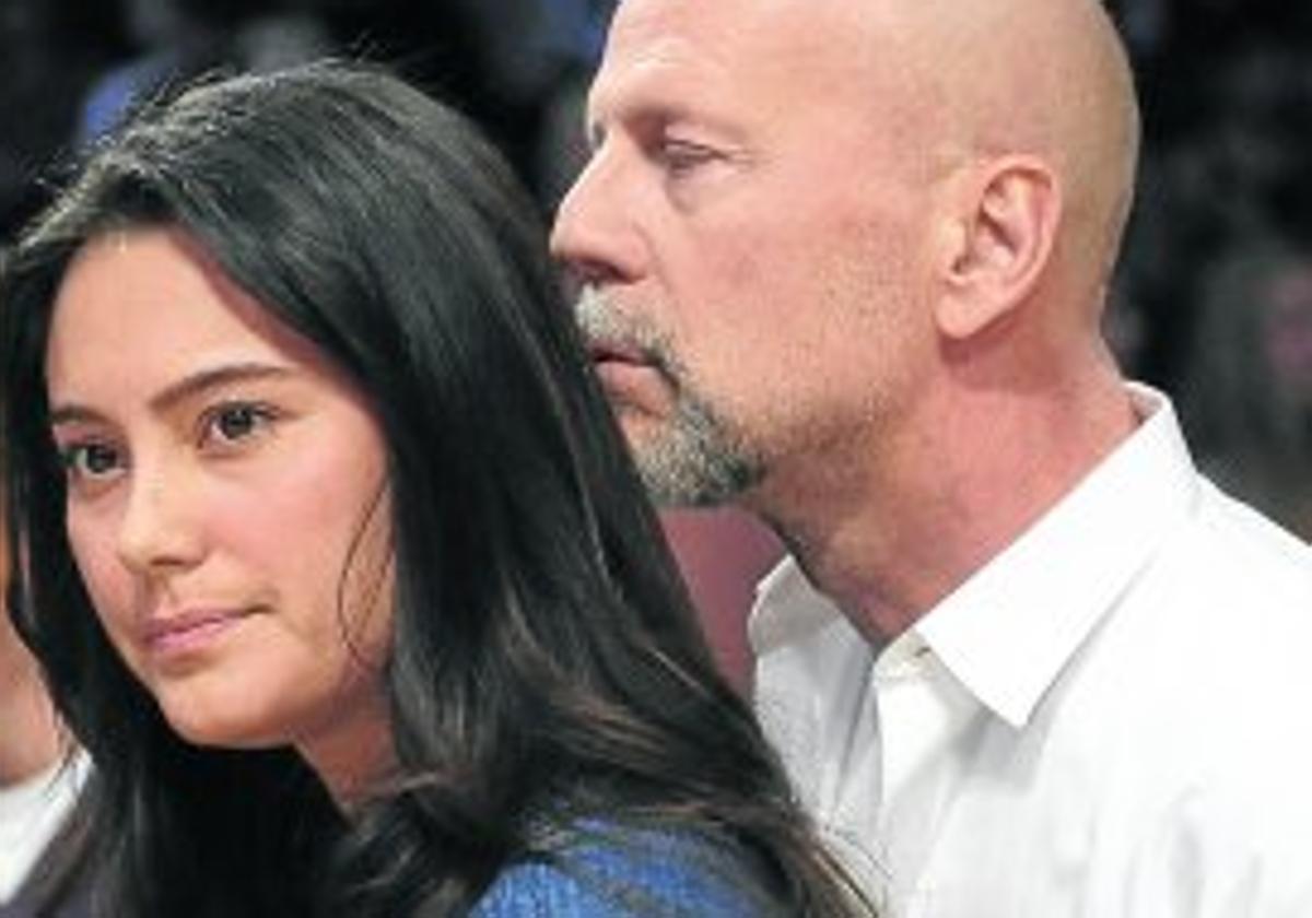 Emma Heming y Bruce Willis, en una imagen de archivo.