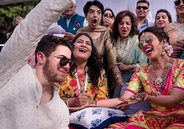 Nick Jonas y Priyanka Chopra, el de su boda.