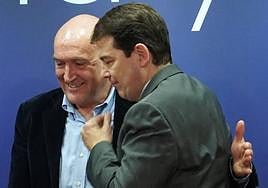 Jesús Julio Carnero, el día de su presentación como candidato a la Alcaldía de Valladolid por parte de Alfonso Fernández Mañueco.