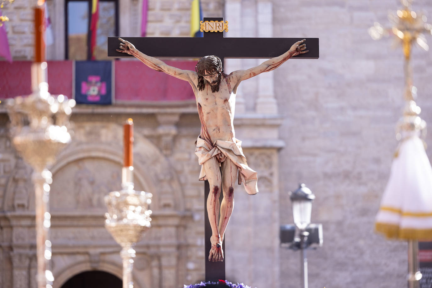 Procesión del Santísimo Cristo de la Luz en la Semana Santa de Valladolid