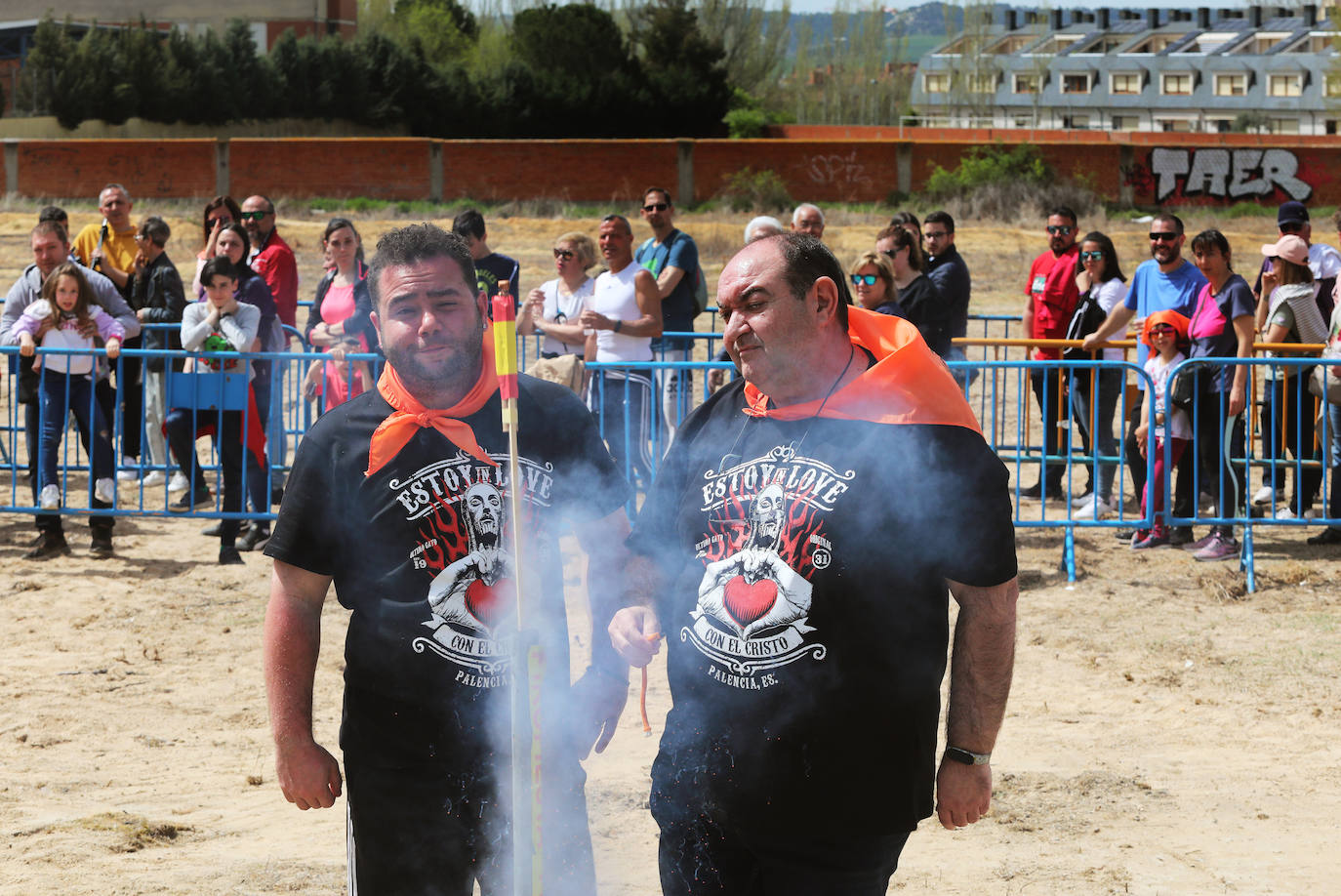 Chupinazo de las fiestas del barrio del Cristo