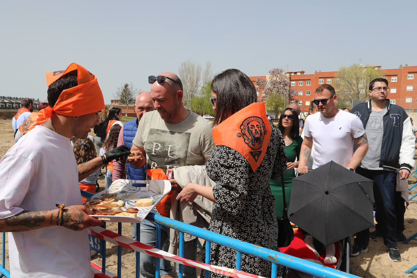 Chupinazo de las fiestas del barrio del Cristo