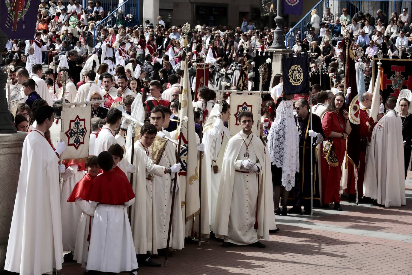 Misa Pascual y Procesión del Encuentro en Valladolid