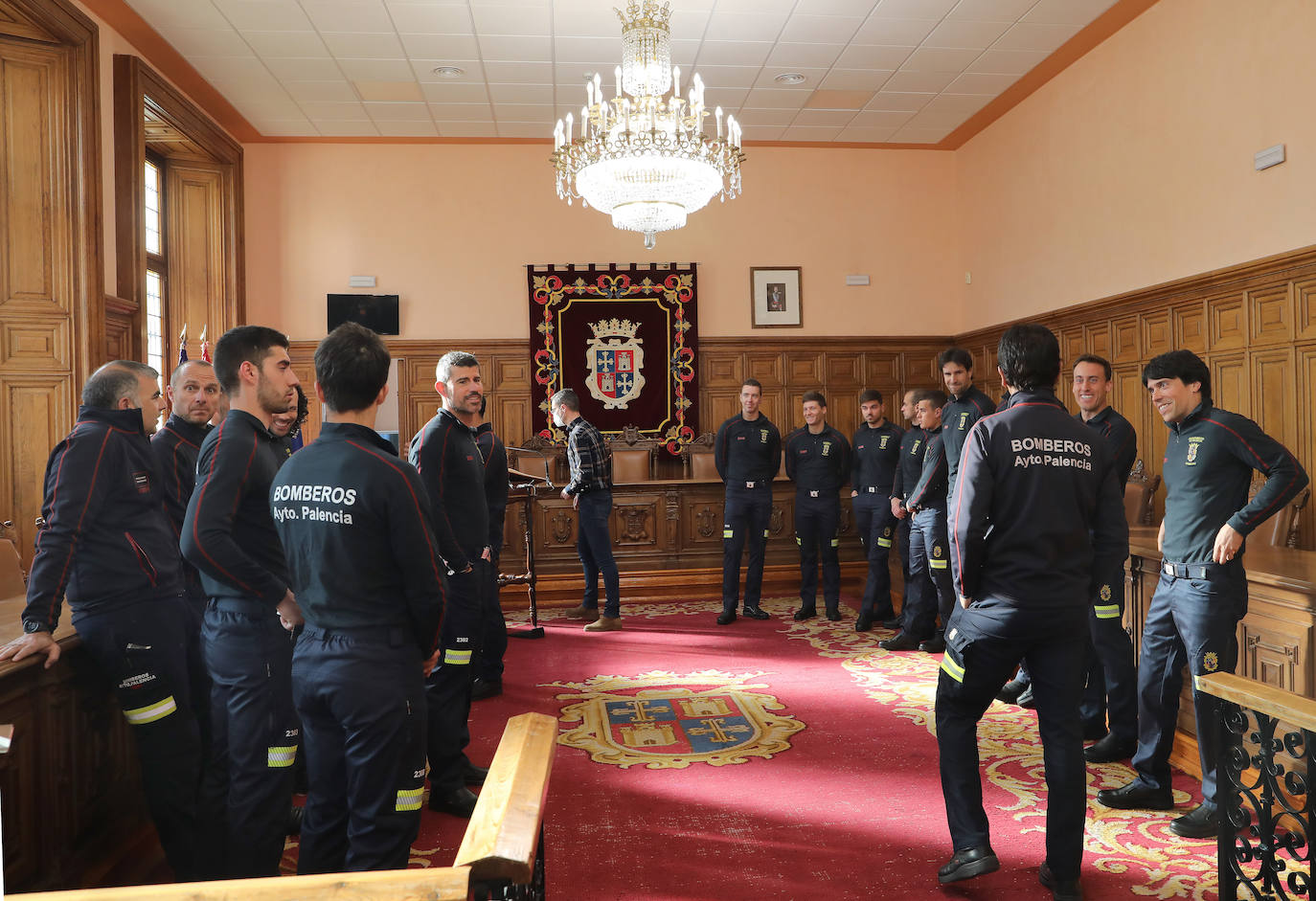 Catorce nuevos bomberos llegan al Parque de Palencia