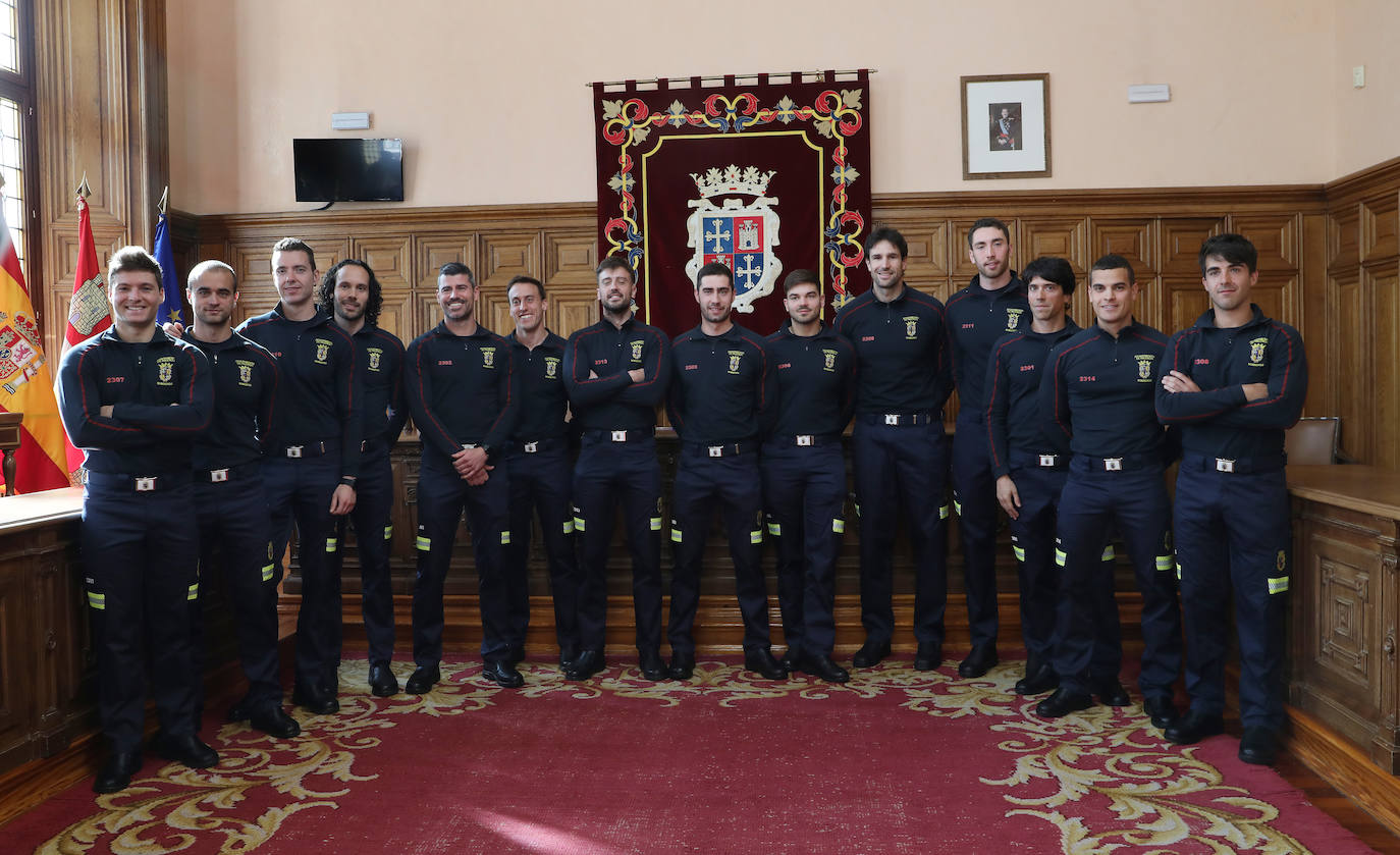 Catorce nuevos bomberos llegan al Parque de Palencia