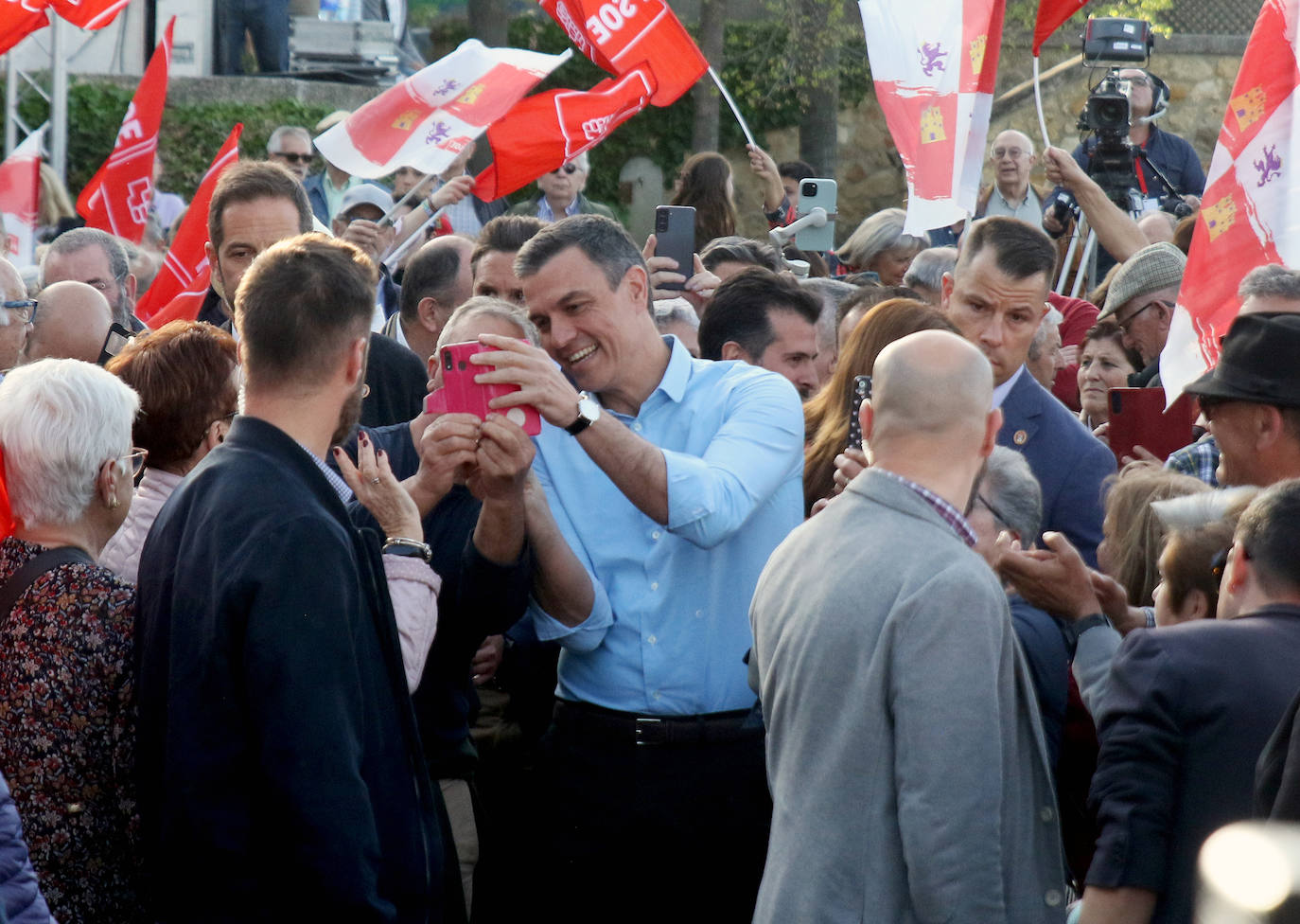 Acto de Pedro Sánchez en Segovia