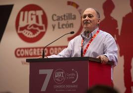 El secretario regional de UGT, Faustino Temprano.