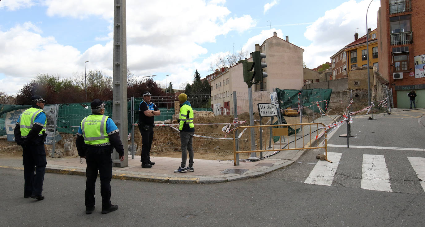 Paralización de las obras de Vía Roma