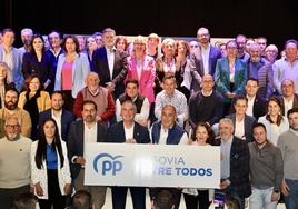 Presentación en Cantalejo de las primeras candidaturas del Partido Popular en Segovia.