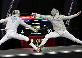 Uno de los combates de la jornada inaugural.