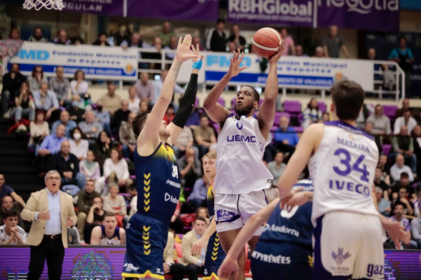 Real Valladolid de baloncesto 74 - 81 Andorra