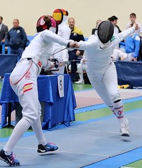 Imagen secundaria 2 - La esgrima madrileña se exhibe en Valladolid