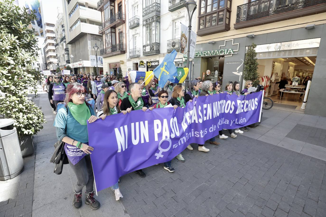 Organizaciones feminiestas se manifiestan por el derecho a aborto en Valladolid