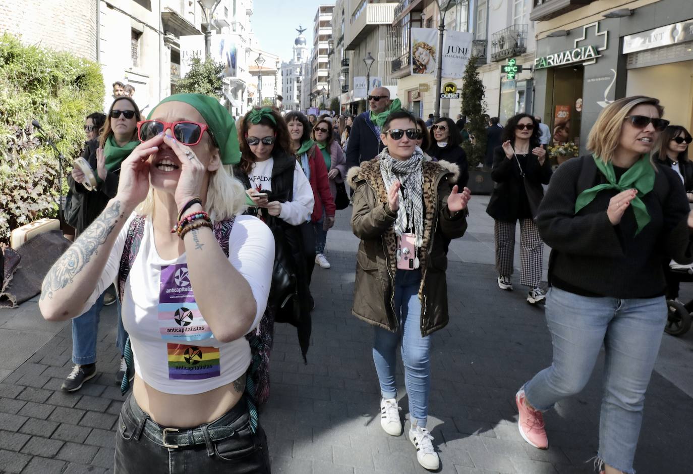 Organizaciones feminiestas se manifiestan por el derecho a aborto en Valladolid