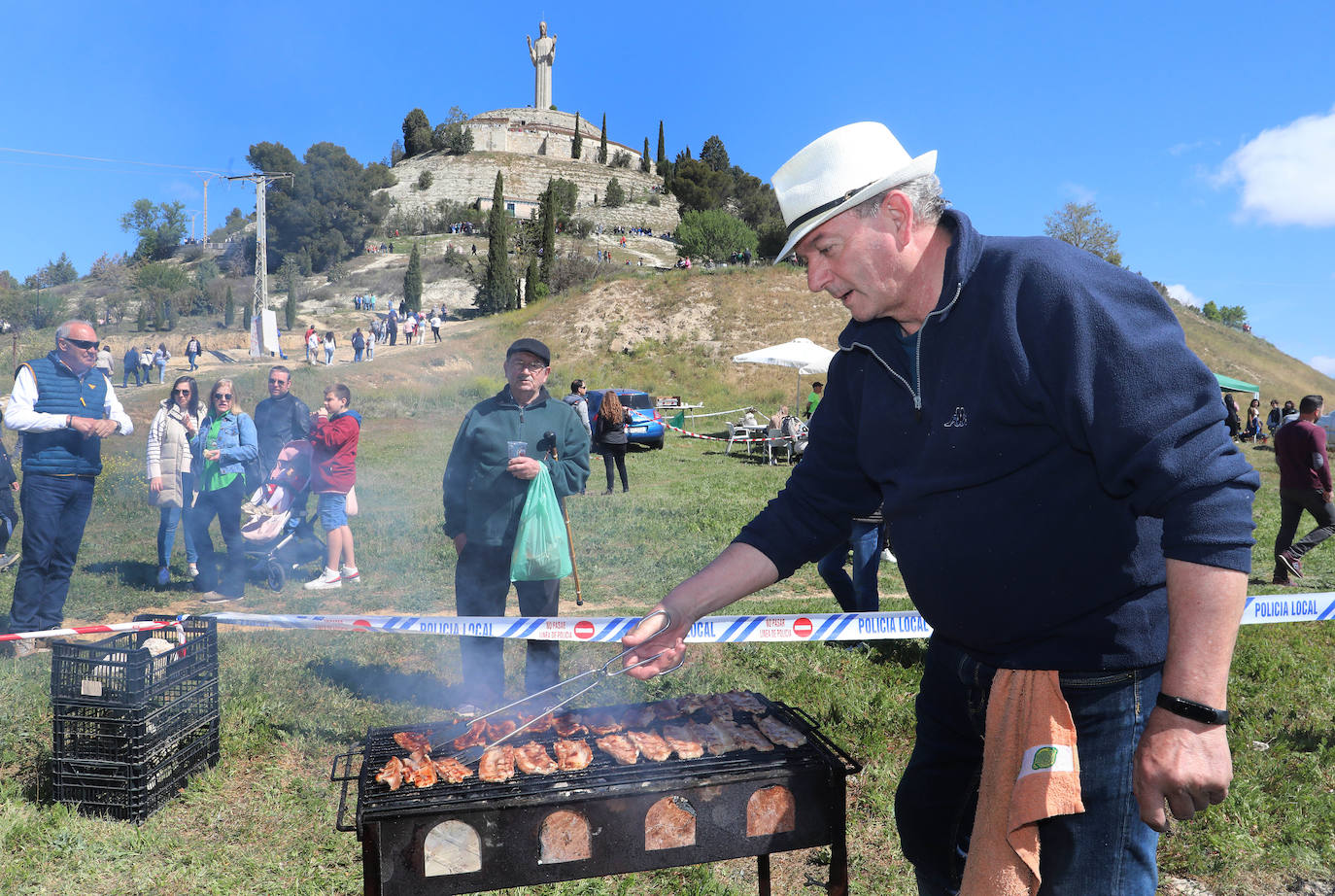 El Cristo celebra la pedrea del pan y quesillo