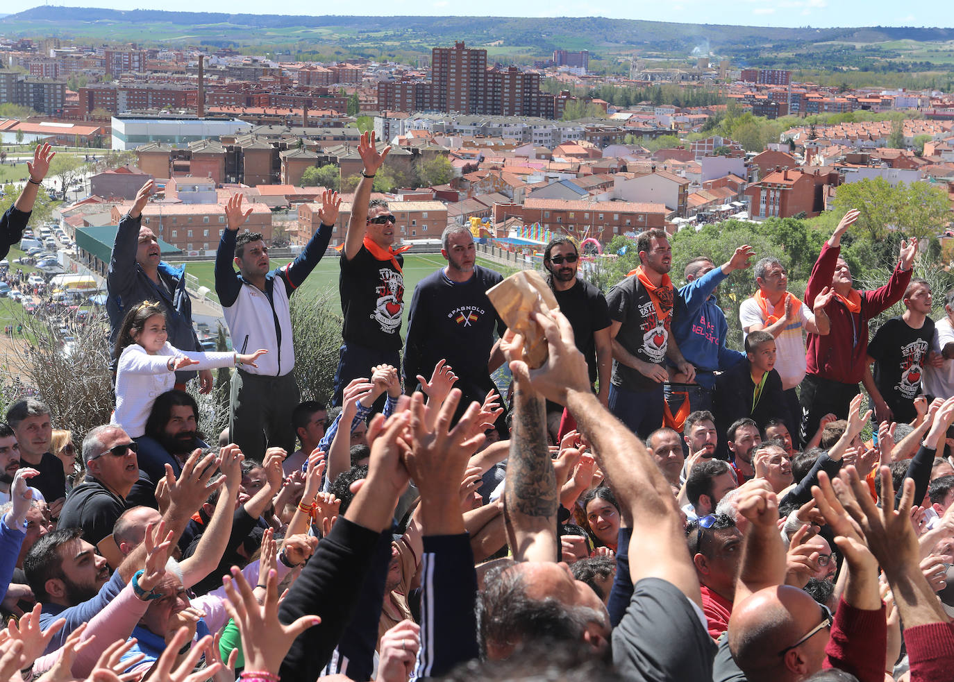 El Cristo celebra la pedrea del pan y quesillo