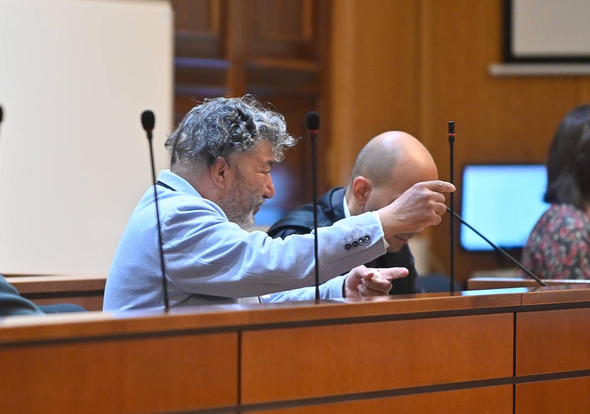 Ismael Jiménez, en la Audiencia de Valladolid.