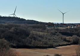 Parque eólico en la provincia de Burgos.