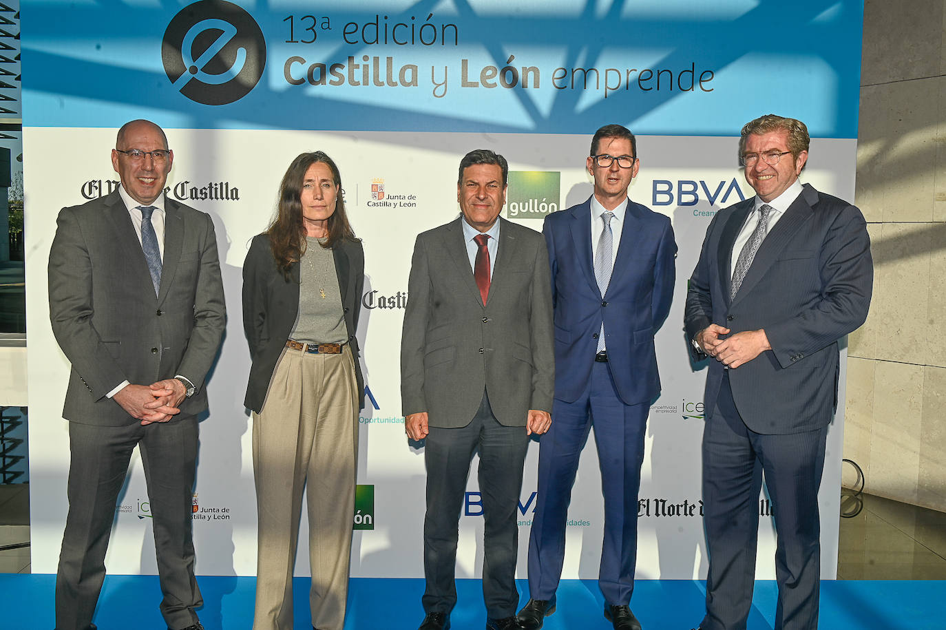 Carlos Martín, Verónica García-Abril, Carlos Fernández Carriedo, Goyo Ezama e Isidoro Alanis.