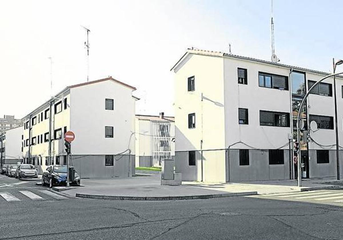 Viviendas de la barriada del 29 de octubre de Valladolid en una imagen de archivo.