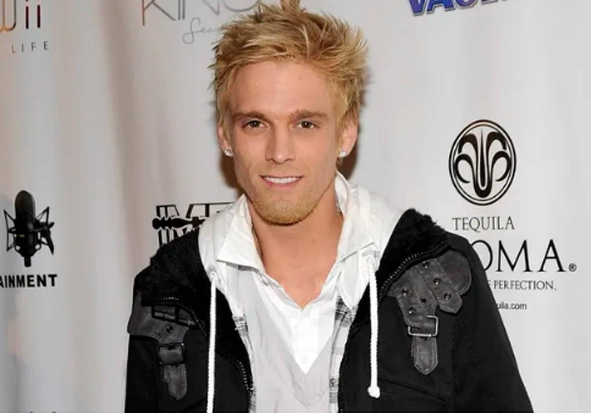 El rapero y actor Aaron Carter.