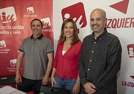 Carlos Serrano, Ana Peñalosa y Ángel Galindo.