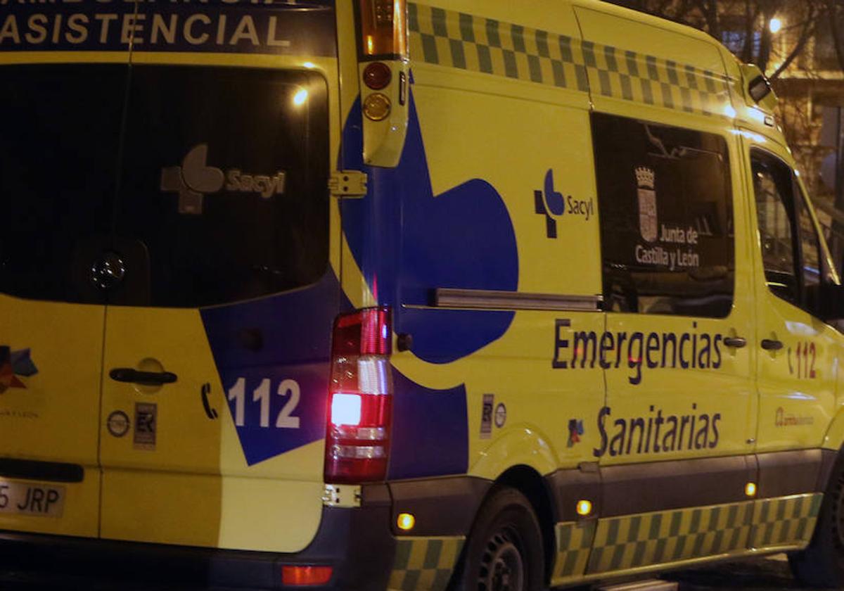 Ambulancia del servicio de emergencias 112 de Castilla y León.