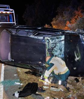 Imagen secundaria 2 - Un muerto y dos heridos graves en un accidente de tráfico en Salamanca