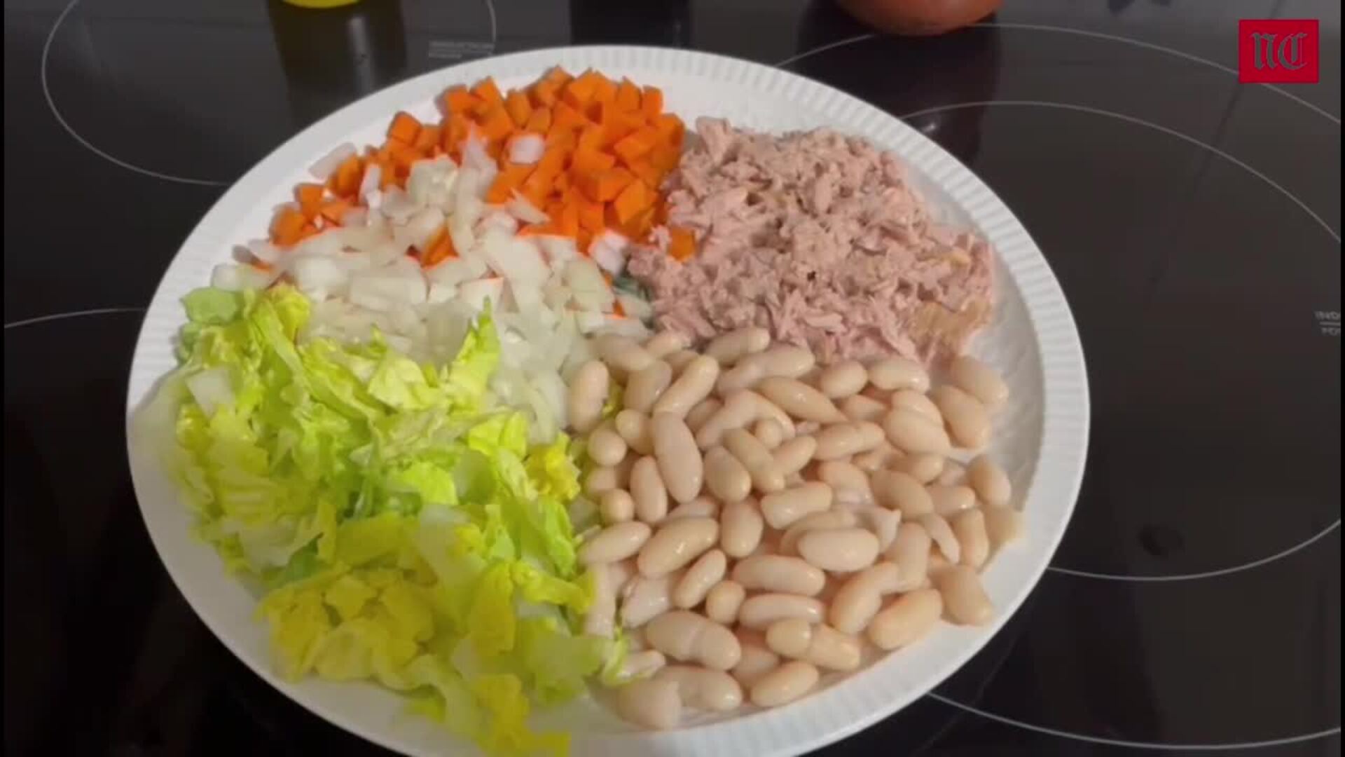 Receta de ensalada de alubias blancas