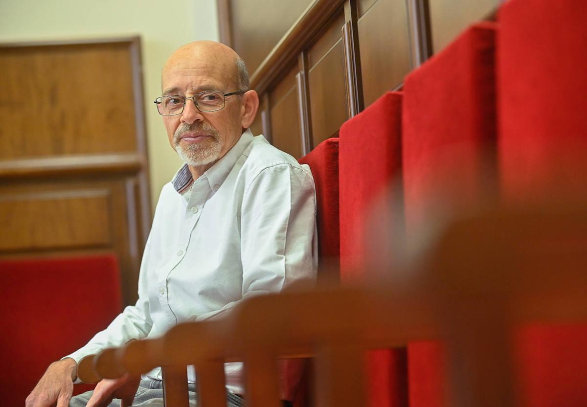 Alfonso Sanz, en la Facultad de Derecho de la UVA.