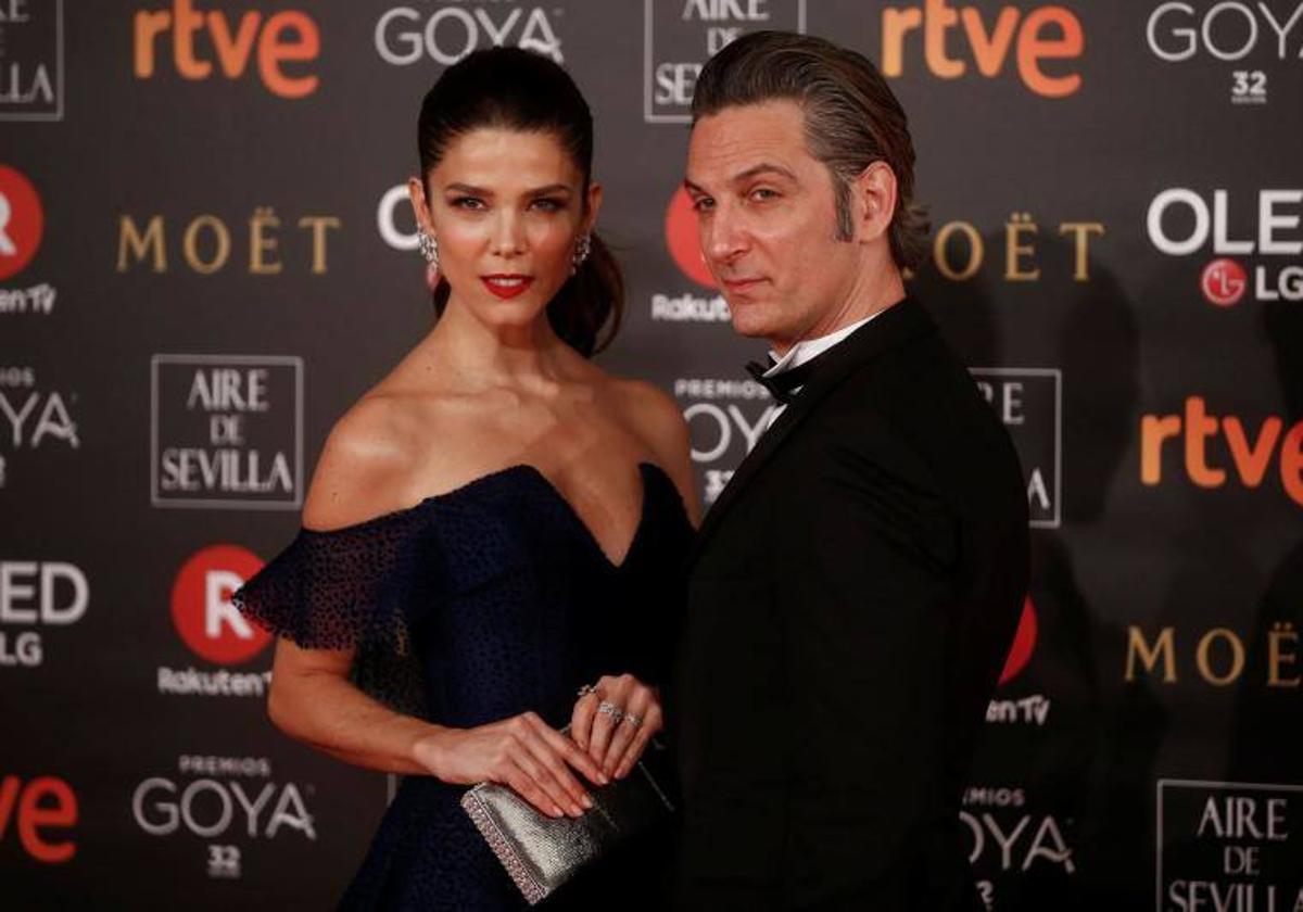 Juana Acosta junto a Ernesto Alterio, padre de su hija.