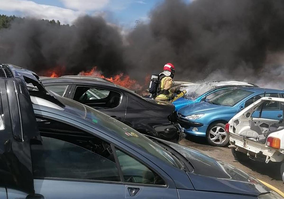 Labores de extinción