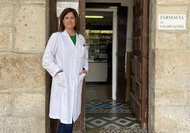 Carmen es la titular de la farmacia de Wamba y gestiona también el botiquín de Castrodeza