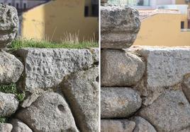 Antes y después de la limpieza del Acueducto.