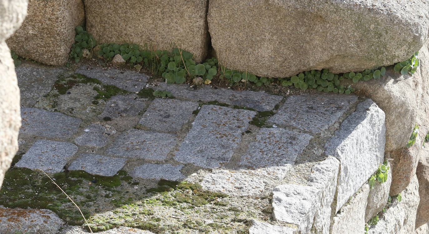 Imagen antes - El antes y el después de la limpieza del Acueducto
