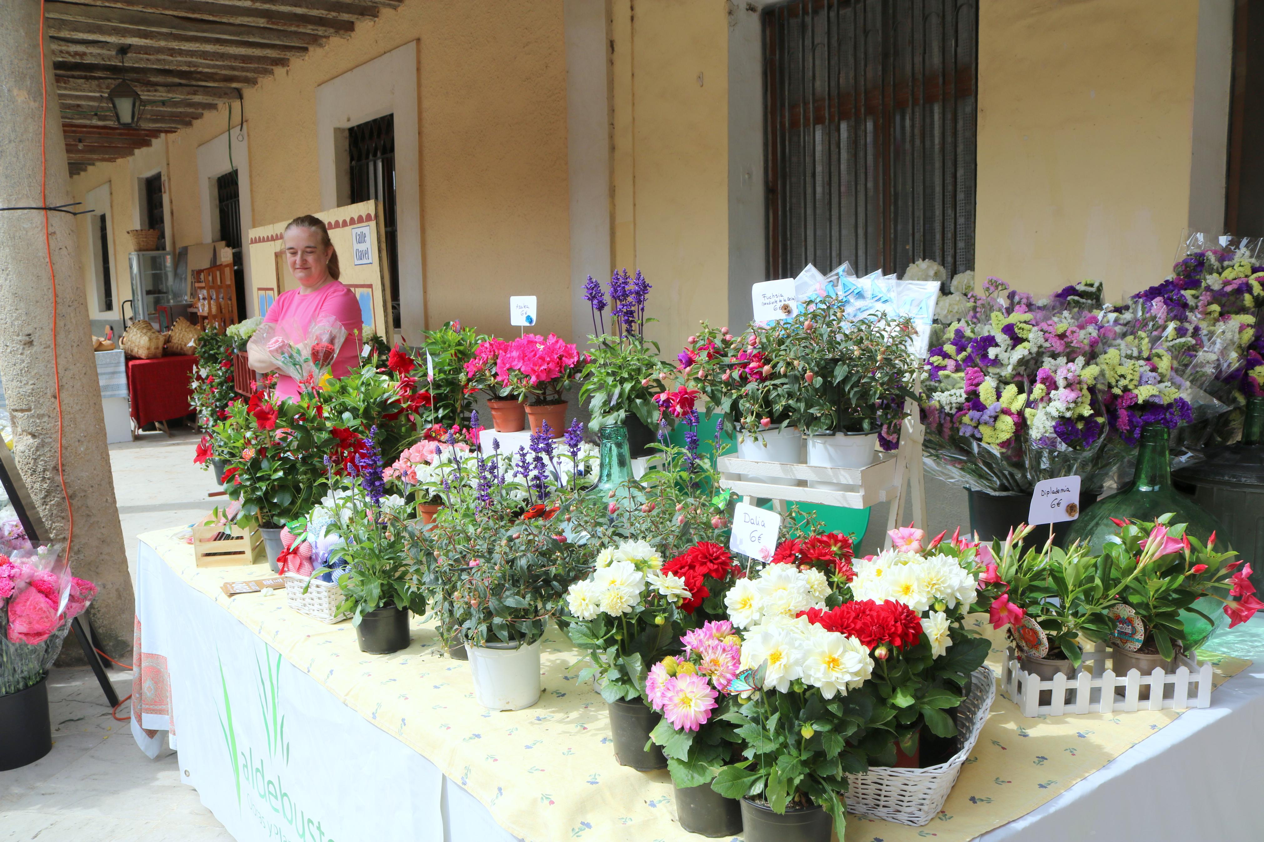 Ampudia celebra el XII Mercado Regional de la Flor