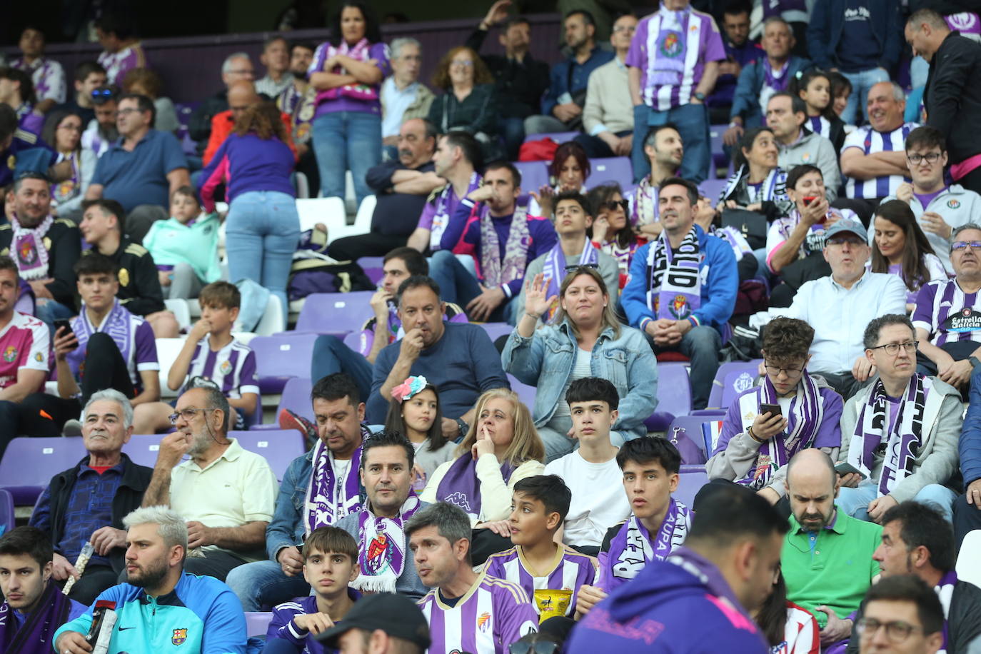 Búscate en la grada del Real Valladolid - Atlético de Madrid (1/3)