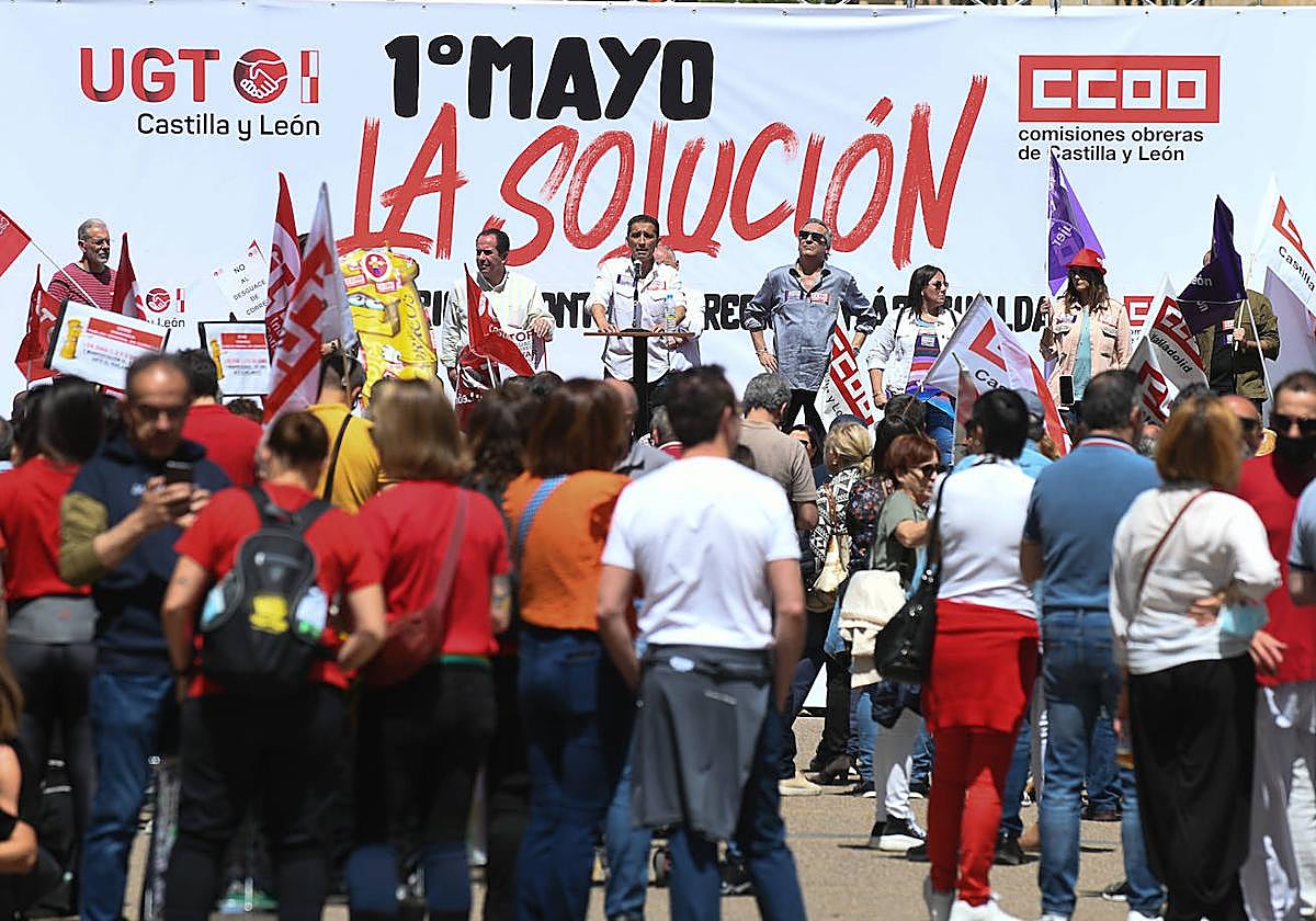 CC OO y UGT celebran el 1 de Mayo con 14 manifestaciones en Castilla y ...
