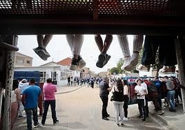 Encierro en la Seca con motivo de la Fiesta del Verdejo