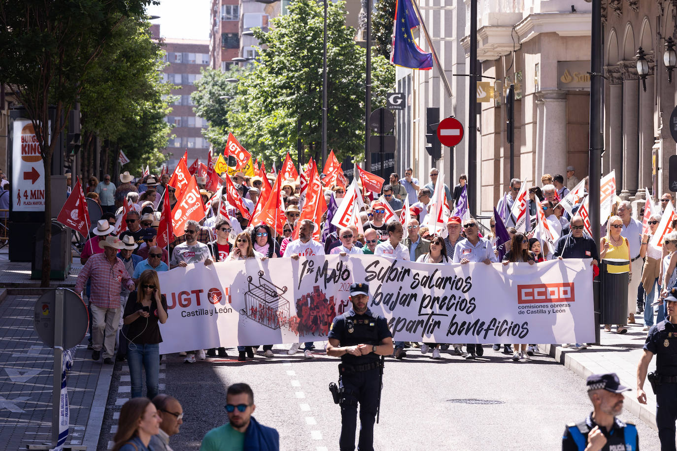 Manifestación del 1 de mayo en Valladolid