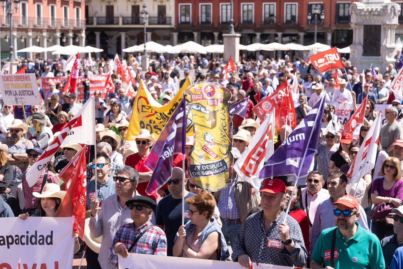 Manifestación del 1 de mayo en Valladolid